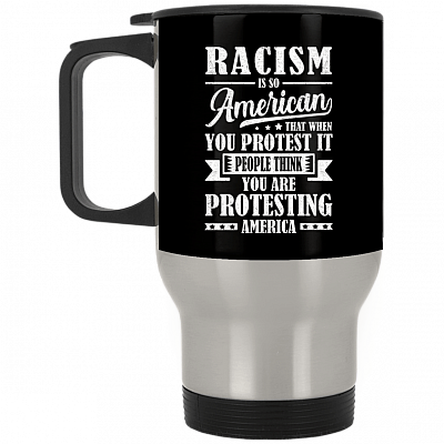 14 oz. Silver Travel Mug