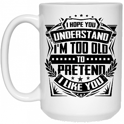 15 oz. White Mug