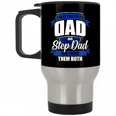 14 oz. Silver Travel Mug