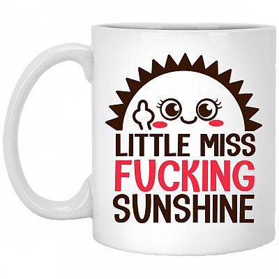 Little Miss Fuc-king Sunshine Ceramic Coffee Mug - Beer Stein -Water Bottle - Color Changing Mug