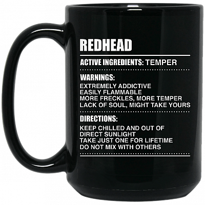 15 oz. Black Mug