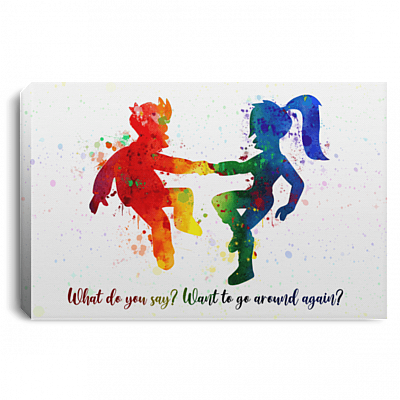 What Do You Say Want To Go Around Again Framed Canvas Prints - Unframed Poster