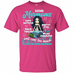Some Mermoms Have Tattoos Pretty Eyes Thick Thighs More Fabulous And Cuss Too Much T-Shirt - V-Neck Shirt