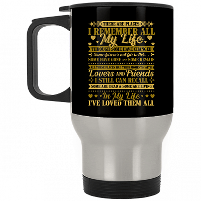 14 oz. Silver Travel Mug