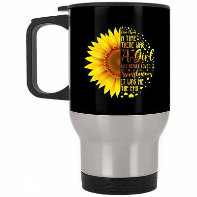 14 oz. Silver Travel Mug