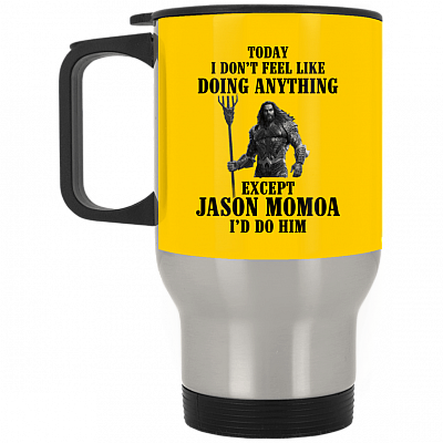 14 oz. Silver Travel Mug