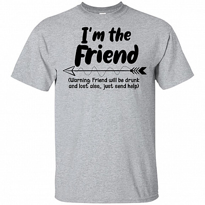 I'm The Friend Warning Friend Will Be Drunk - If_Lost Or Drunk Please Return Funny #3 T-shirt - V-neck