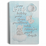 You Loved for The Boy You are The Man You Will Become and The Precious Son You Will Always Be Framed Canvas Prints