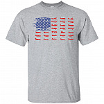 American Flag Aircraft Aviation T-Shirt