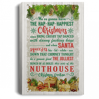 We're Gonna Press On And We're Gonna Have The Happiest Christmas Framed Canvas - Unframed Poster
