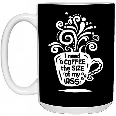 15 oz. White Mug