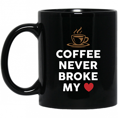 11 oz. Black Mug