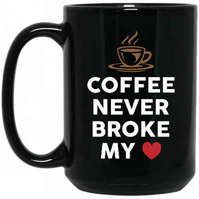 15 oz. Black Mug