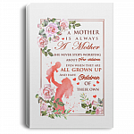 A Mother Is Always A Mother She Never Stops Worrying About Her Children Framed Canvas Prints-Unframed Poster