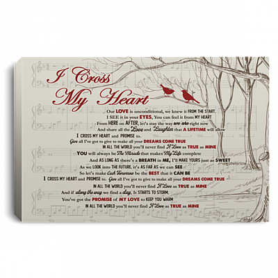 Our Love Is Un-conditional We Knew It From The Start I See It Framed Canvas - Unframed Poster