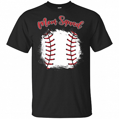 Mom Squad Baseball T-Shirt - Funny Mother Shirt