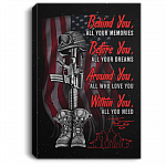 Behind You All Your Memories Gallery Wrapped Framed Canvas Prints - Unframed Poster - Home Decor Wall Art