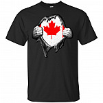 Proud to Be A Canadian T-Shirt - Vintage Canada Flag T-Shirt