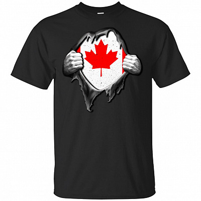 Proud to Be A Canadian T-Shirt - Vintage Canada Flag T-Shirt