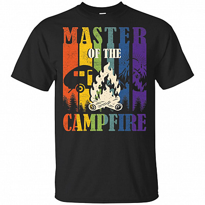 Master Of The Camp Fire T-Shirt - Funny Camping Gift Shirt