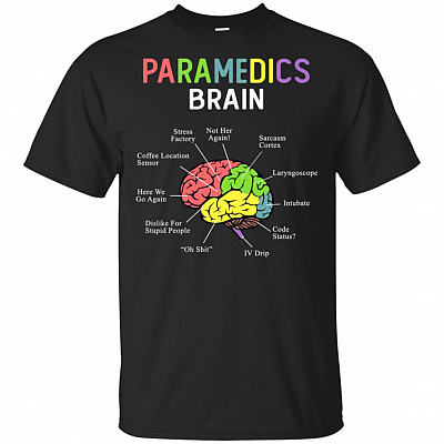Paramedics Brain T-Shirt - Funny EMS Shirt