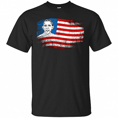 Obama Us Flag T-Shirt