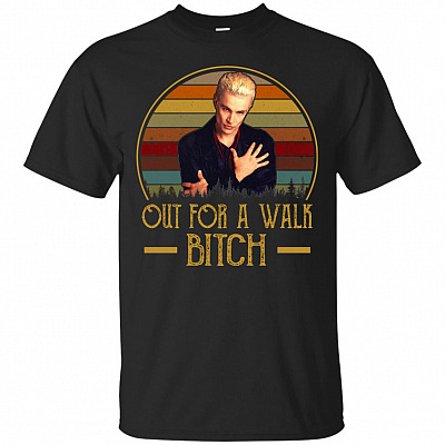 Out For A Walk Bitch T-Shirt - Funny Shirts