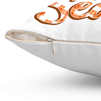 Alternative view of Pumpkin Spice Is My Favorite Season Throw Pillow - Decorative Pillow - Indoor Outdoor Cushion