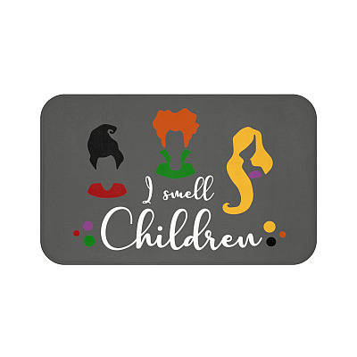 I Smell Children Hocus Pocus Three Witches Bath Mat
