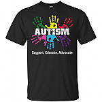 Support Educate Advocate Autism Awareness T-Shirt