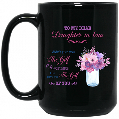 15 oz. Black Mug