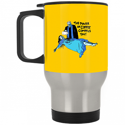 14 oz. Silver Travel Mug