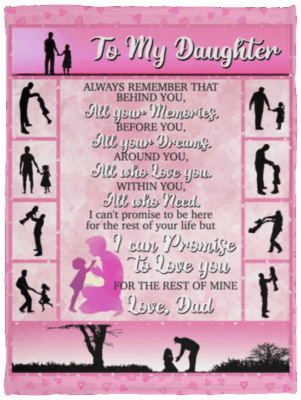 To My Daughter Always Remember That Behind You Fleece Blanket - Premium Sherpa Blanket - Woven Blanket
