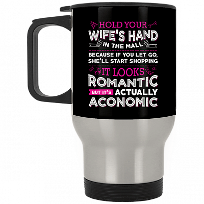 14 oz. Silver Travel Mug