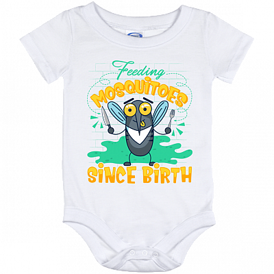 Feeding Mosquitoes Since Birth Baby Onesie - Baby Infant Bodysuit