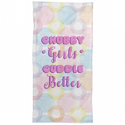 Chubby Girls Cuddle Better Microfiber Beach Towel-Bath Towel-Sand Free Towel-Best for Pool, Picnic and Travel