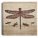 My Mind Still Talks To You Beautiful Dragonfly Gallery Wrapped Framed Canvas Prints Unframed Poster Wall Art