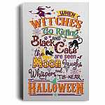 Funny Halloween Portrait Canvas Poster