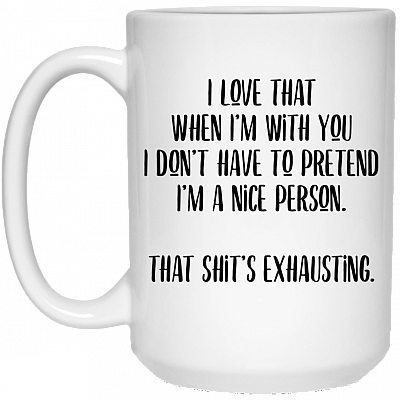 15 oz. White Mug