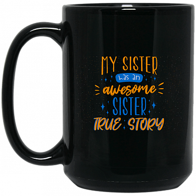 15 oz. Black Mug