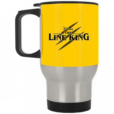 14 oz. Silver Travel Mug