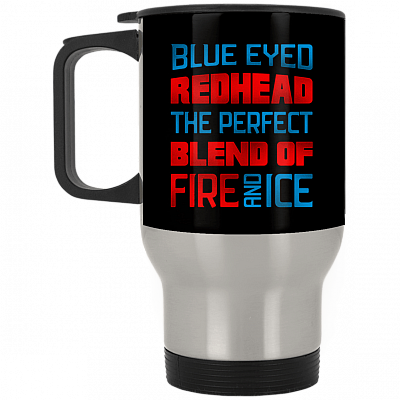 14 oz. Silver Travel Mug