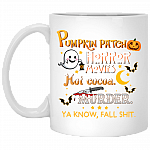 Pump-kin Patch Horror Movies Hot Coco-a Murder Fall Shit Halloween Coffee Mug - Beer Stein - Water Bottle