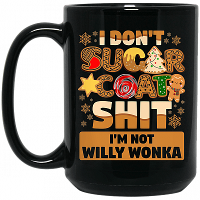 15 oz. Black Mug