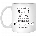 We Are Going to Be Best Friend Forever Ceramic Coffee Mug - Beer Stein -Water Bottle