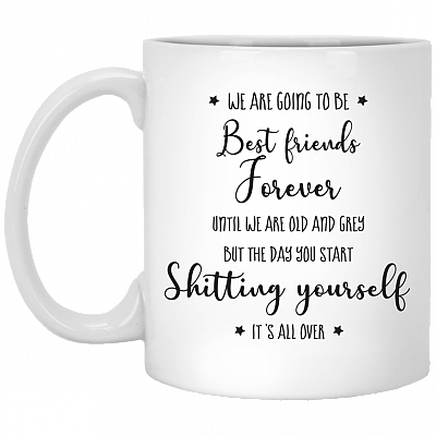 We Are Going to Be Best Friend Forever Ceramic Coffee Mug - Beer Stein -Water Bottle