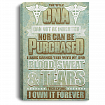 The Title Cna Can Not Be Inheri-ted Gallery Wrapped Framed Canvas Prints - Unframed Poster