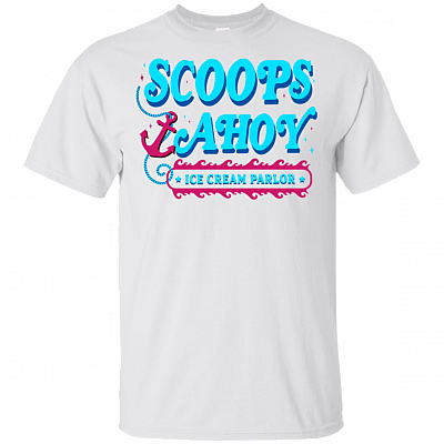 Scoops Ahoy Ice Cream Parlor T-Shirt