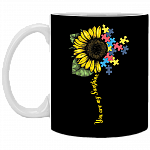 You Are My-Sunshine Autism Awareness Ceramic Coffee Mug - Beer Stein -Water Bottle