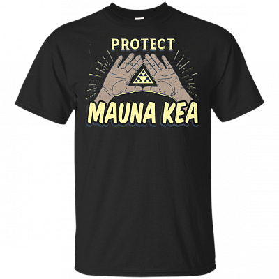Ku Kiai Mauna Protect Mauna Kea Defend Kanaka Maoli Kea Native Hawaiian Hands T-Shirt